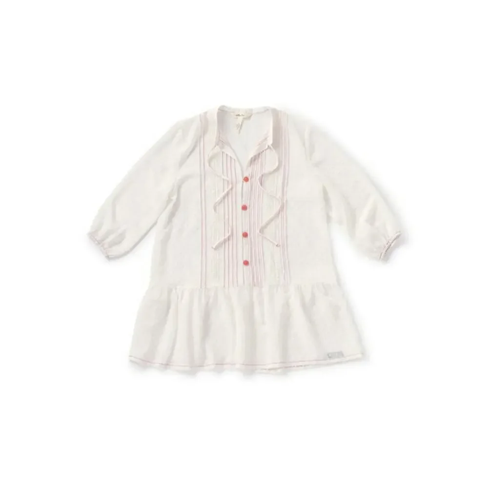 Matilda Jane Light the Way Swiss Dot Blouse White Large - Picture 1 of 9